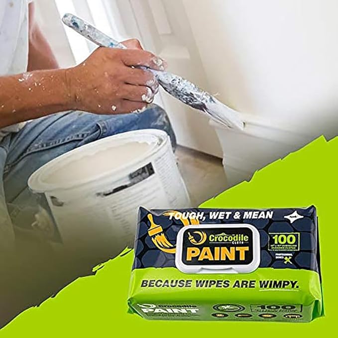 Crocodile Cloth Paint Cleaning Wipes, Adhesive & Caulk Removal – Painters - Image 7