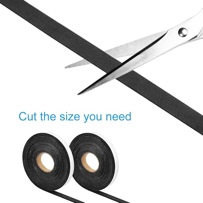 Seal Foam Tape, 1/2 Inch W x 1/16 Inch T Weather Stripping - Image 3