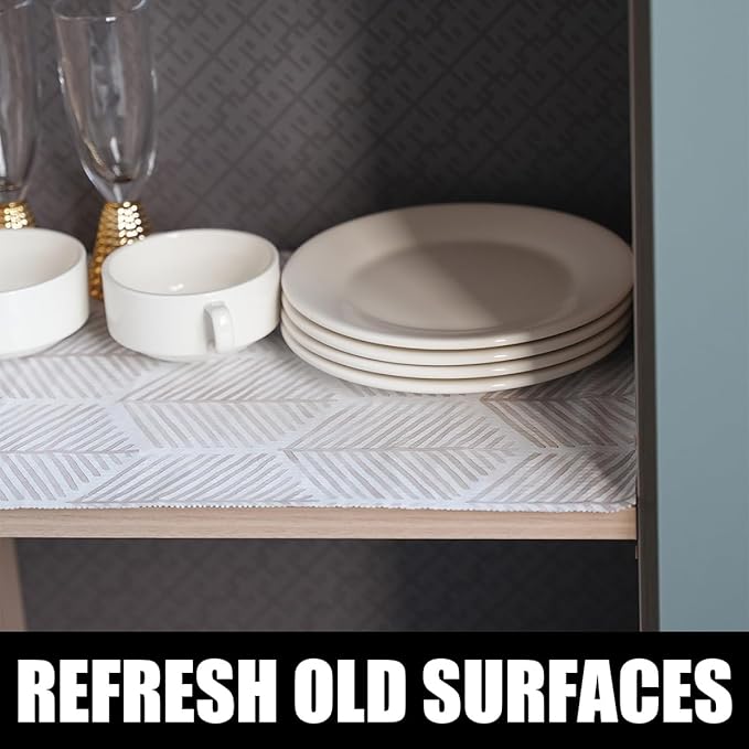 Shelf Liners for Kitchen Cabinets, 16IN x 10FT Non Adhesive and Strong Non-Slip - Image 3