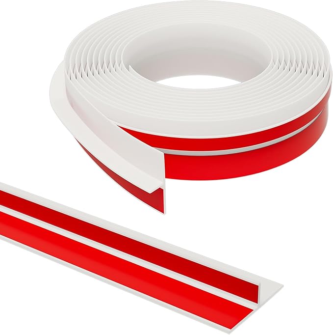 T-Shaped Door Draft Stopper, 1.37 in x 10 Ft Silicone Seal Strip by Elvone