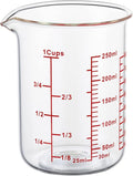 Ackers Glass Measuring Cup 1 Cup, 8oz Borosilicate Liquid Measuring Cup by AckersBORO33