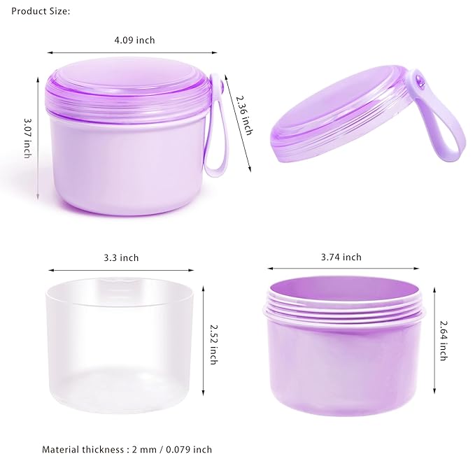 Large Denture Case, No-Leak Denture Container Cups - Image 4