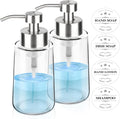 2 Pack Glass Foaming Soap Dispenser by GLUBEE