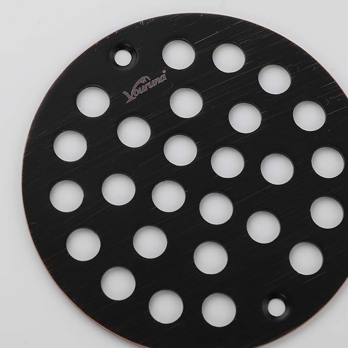4-Inch Screw-in Shower Strainer Drain Cover Replacement Floor Strainer - Image 4