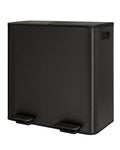 GarveeHome 2 x 10.6 gal Stainless Steel Double Trash Can by GarveeHome