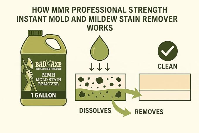 Bad Axe MMR Instant Mold Stain and Mildew Stain Remover - Image 4