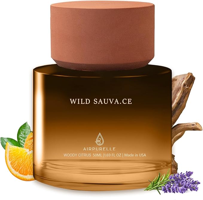 Car Air Freshener Cup 50ml Car Air Fresheners Woody Citrus Diffuser by AIRPURELLE