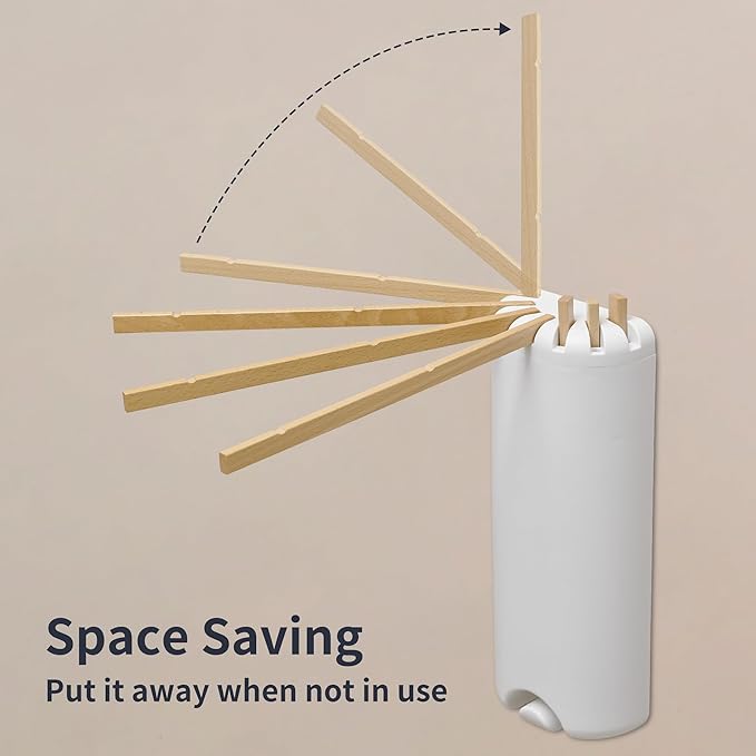 Wall Mounted Clothes Drying Rack Tripod, Foldable Drying Rack, Wall Mounted - Image 4