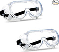Super More 2PCS Anti-Fog Protective Safety Goggles Clear Lens Wide-Vision by SuperMore