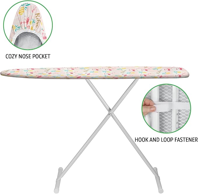 Ironing Board Cover and Pad 15x54 Inch Standard Ironing Board Cover - Image 4