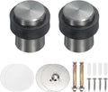 PATIKIL 2Set Round Door Stoppers, 46mm Stainless Steel Door Stop Doorstop Wedge by PATIKIL