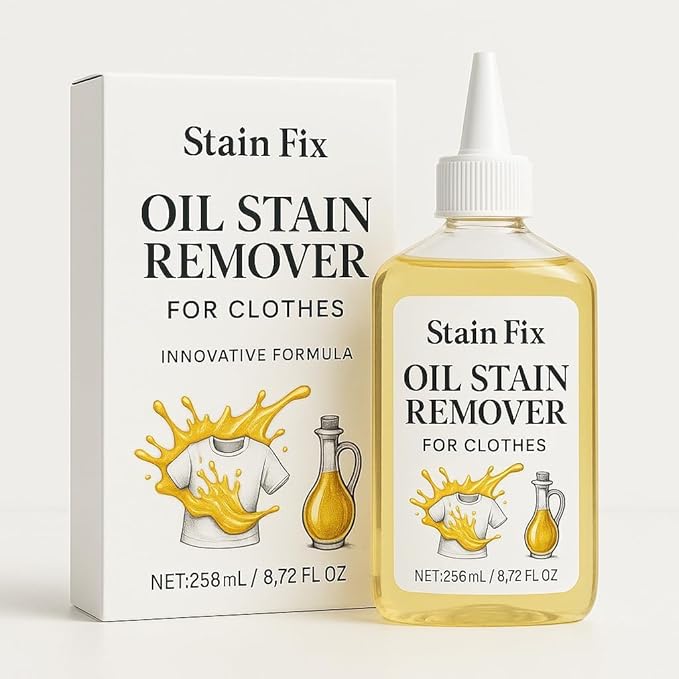 Instant Oil Stain Remover for Clothes by Unknown