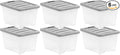 Amazon Basics Plastic Storage Containers by AmazonBasics