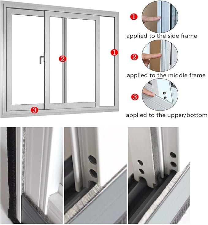 Self-Adhesive Pile Weather Stripping Seal - Image 8