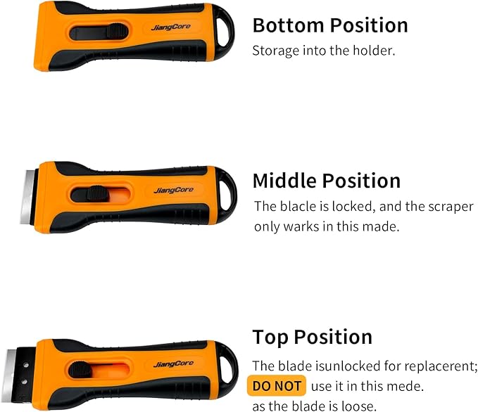 Razor Blade Scraper Tool with 15 Extra SK5 Blades - Image 6