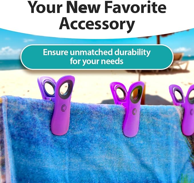 CoreClips Towel Clips for Beach Chairs - Image 6