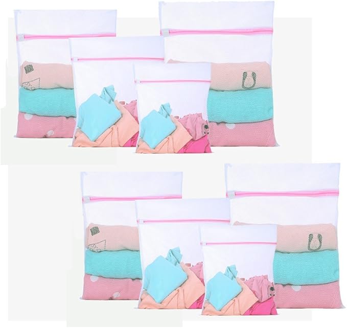 Pack of 5 Mesh Laundry Washing Bags-5 Large - Image 7