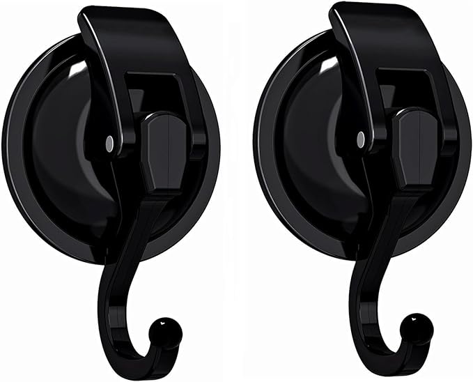Heavy Duty Vacuum Wreath Cup Hook, No Hole Punched, Bathroom and Restroom by Apkhgtb