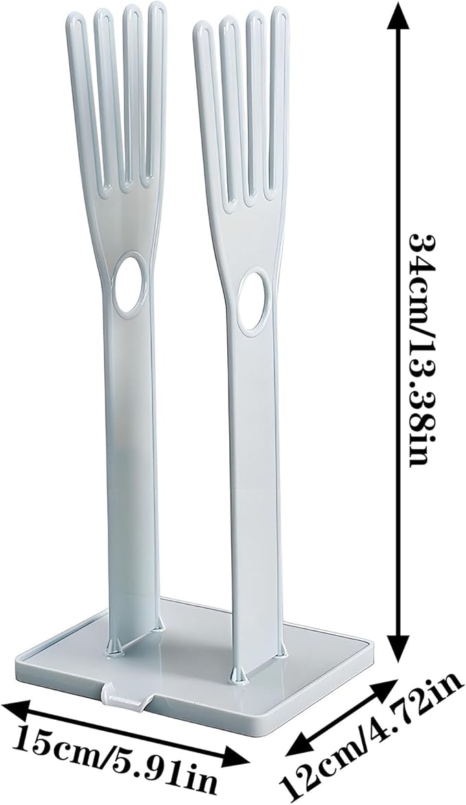 Kitchen Glove Holder Kitchen Glove Stand Holder Rubber Glover Drying Dryer Rack - Image 2
