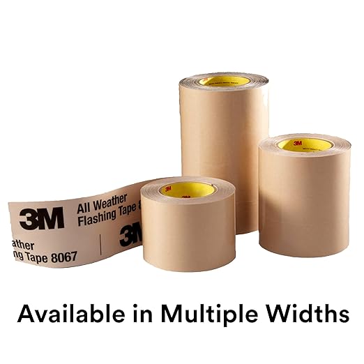 3M All Weather Flashing Tape 8067, 6 in x 75 ft, 1 Roll, Adhesive Backed Split - Image 7