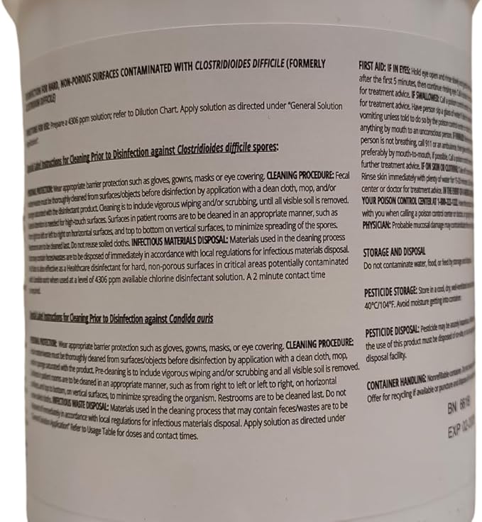3.3 gram Sporicidal NaDCC Tablet Disinfectant - Image 6