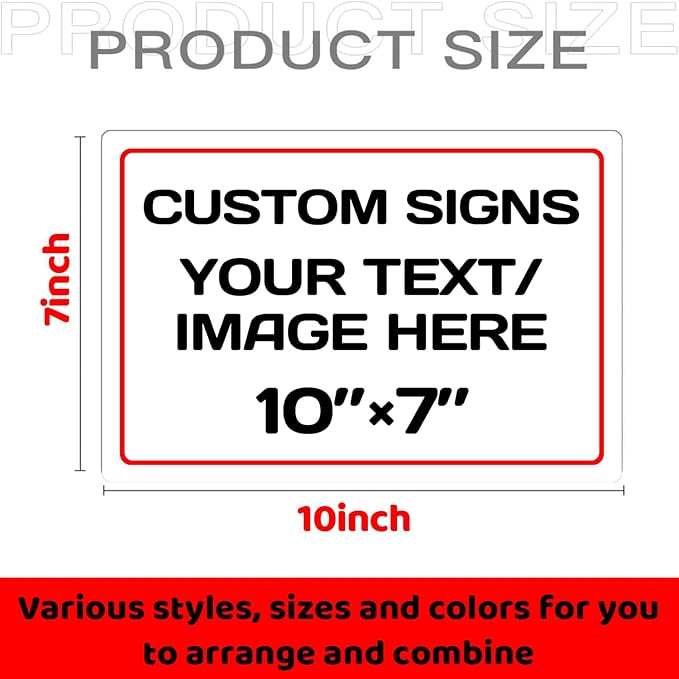 Personalized Aluminum Weatherproof Metal Sign - Image 2