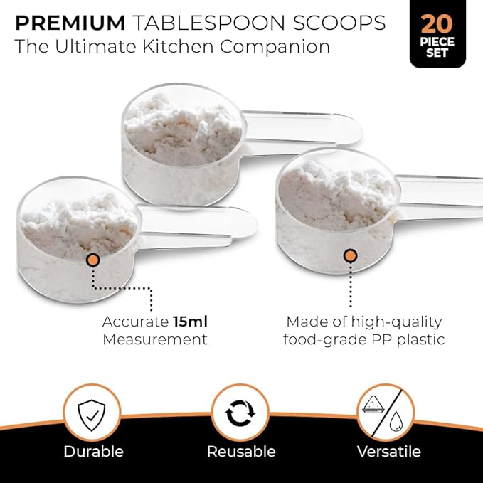 20 Pack Tablespoon Measuring Spoon Set - Image 2