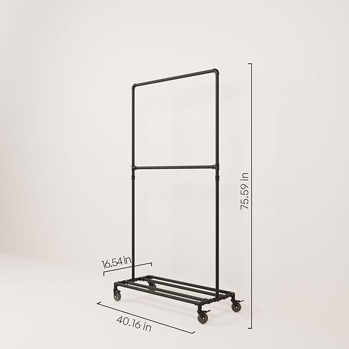 pamo Industrial Pipe Clothing Rack - Image 2