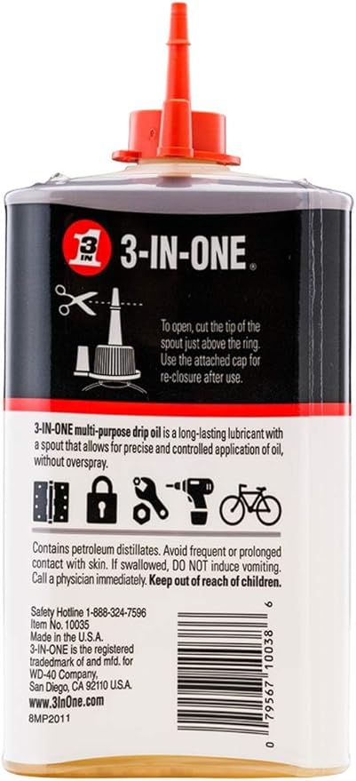 3-IN-ONE Multi-Purpose Oil, 8 OZ - Image 4