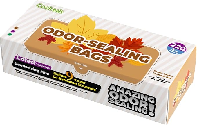 Odor Sealing Small Trash Bags Home & Food Use S-220 Count Disposable Bags by Unknown