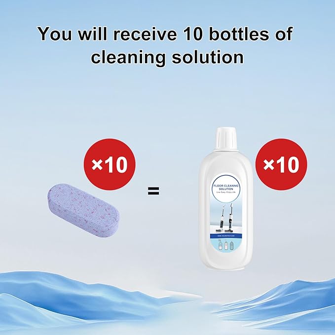 10 Bottles Compatible with Tineco Cleaning Solution Pet 500ml Per Bottle - Image 3