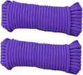 2 Pcs Diamond Braided Rope Clothes Hanging String Indoor Utility Clotheslines by Unknown