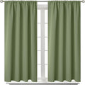 BGment Olive Green Blackout Curtains 45 Inch Length by BGment