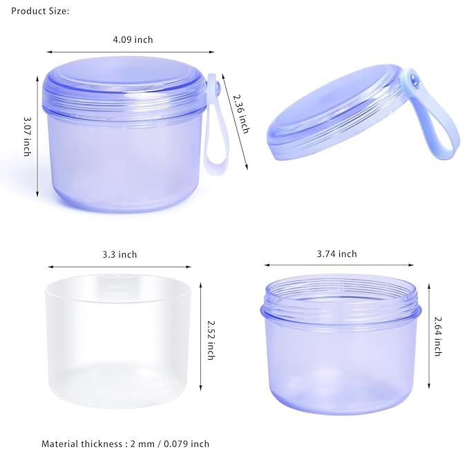 Large Denture case, No-Leak Denture Bath Box Denture Cup, Retainer Cleaning Box - Image 3