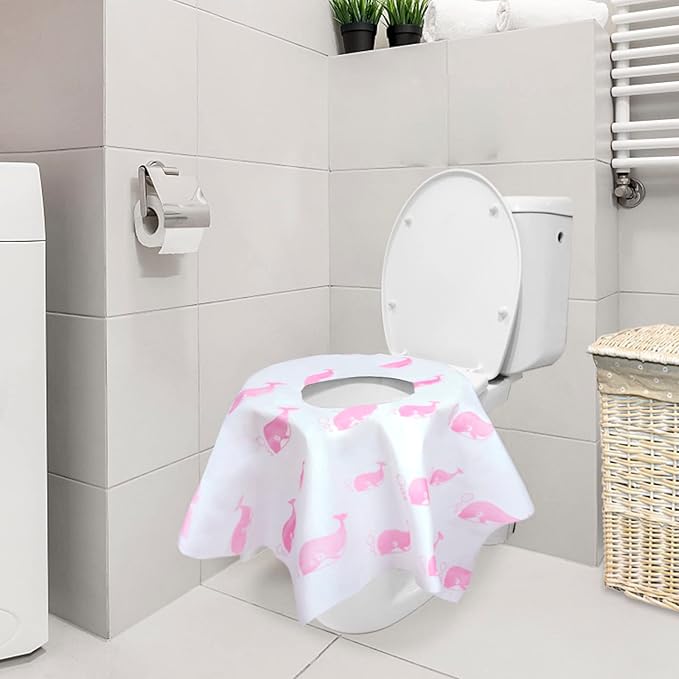 21 Pack Toilet Seat Covers Disposable, Extra Large Disposable Toilet Seat Covers - Image 8