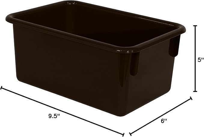 Wood Designs Cubby Storage Bin, Heavy Duty Plastic Containers - Image 7