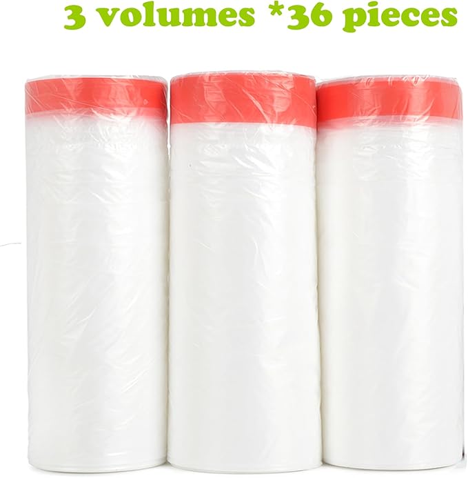 Trash Bags 17-18 Gallon Drawstring Garbage 26x33 inches Heavy Duty Plastic - Image 7