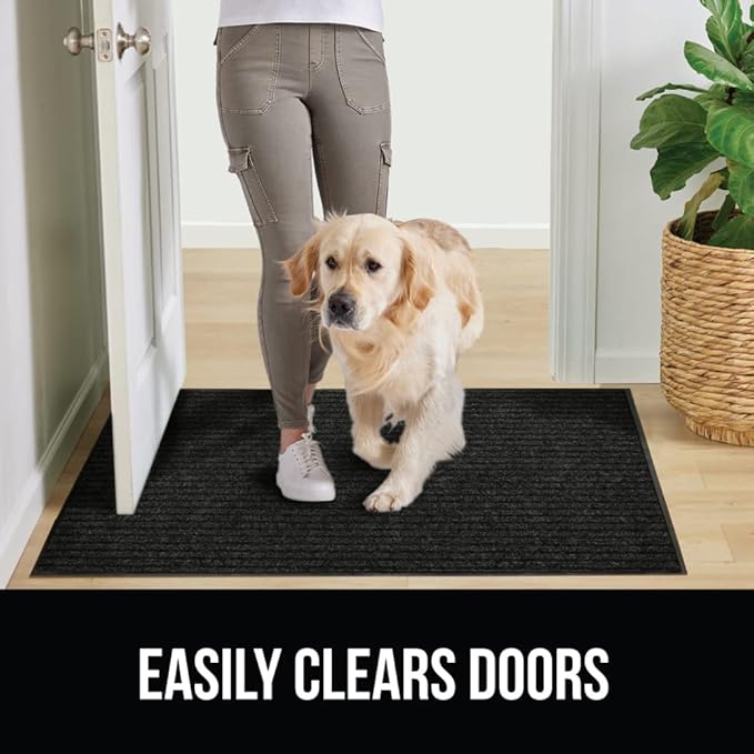 GORILLA GRIP Traffic Guard Door Mat, 2 Pack, Heavy Duty Waterproof Doormat - Image 5