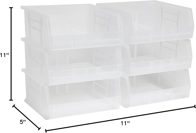 Akro-Mils 30235 AkroBins Plastic Storage Bins, Space-Saving Stackable Bins - Image 12