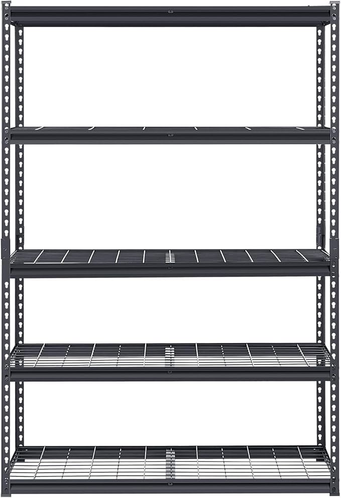 VEVOR Storage Shelves, 3000 lbs, 5 Tier Heavy Duty Garage Shelving, - Image 9