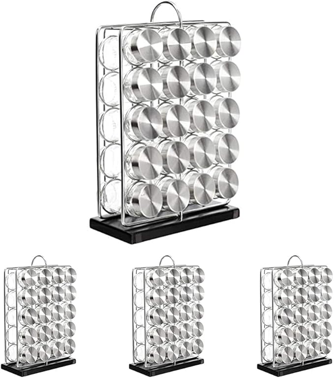Amazon Basics 20 Jars Spice Organizer Rack by AmazonBasics