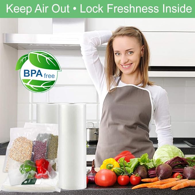 O2frepak 400 Quart Size 8" x 12" Vacuum Sealer Bags - Image 4