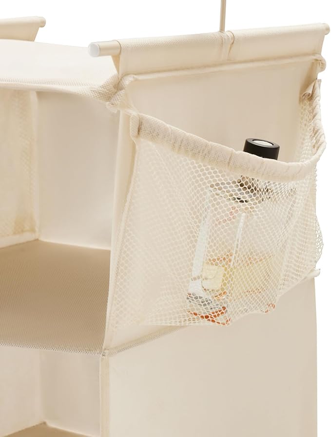 MAX Houser 5 Shelf Hanging Closet Organizer, Space Saver, Cloth Hanging Shelves - Image 8