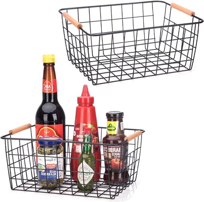 Metal Wire Food Storage Basket Organizer - Image 5