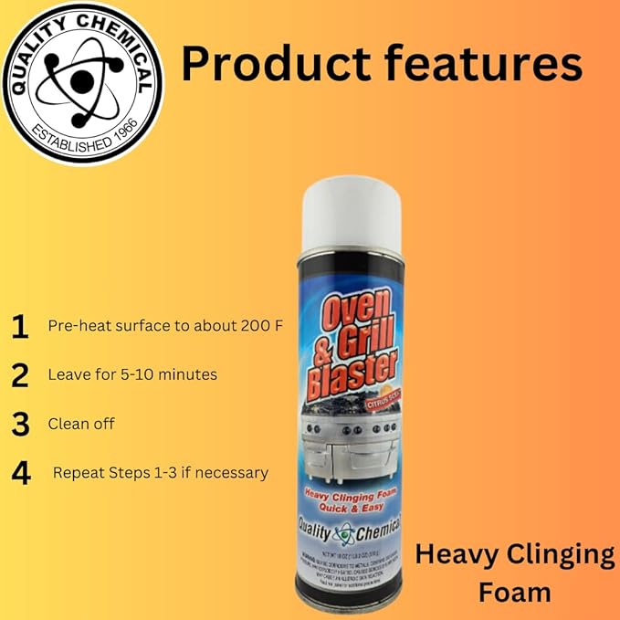 Quality Chemical Oven and Grill Blaster Heavy-Duty Oven Cleaner, Grease and - Image 4
