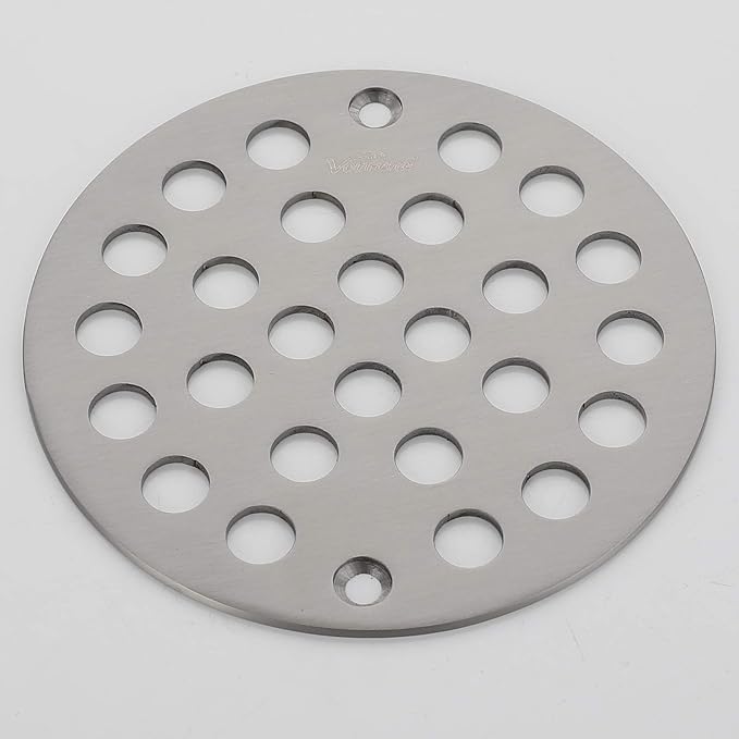 4-Inch Screw-in Shower Drainer Cover Replacement Floor Strainer Floor Drain - Image 3
