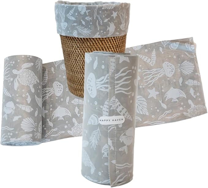 Happy Haven Trash Bags for 2, 4 Gallon Trash Can, Small Garbage Bags by HappyHaven