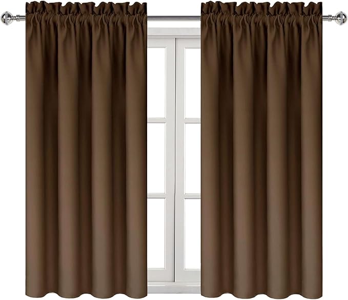 DWCN Blackout Curtains Room Darkening Thermal Insulated Bedroom Curtains Window - Image 9