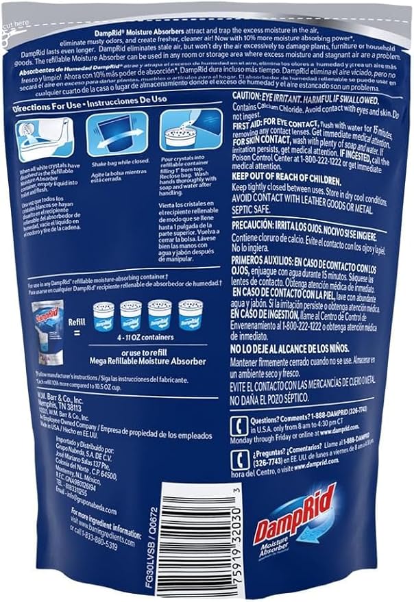 Damp Rid Refillable Moisture Absorber, Includes Single Damp Rid Pure Linen - Image 5