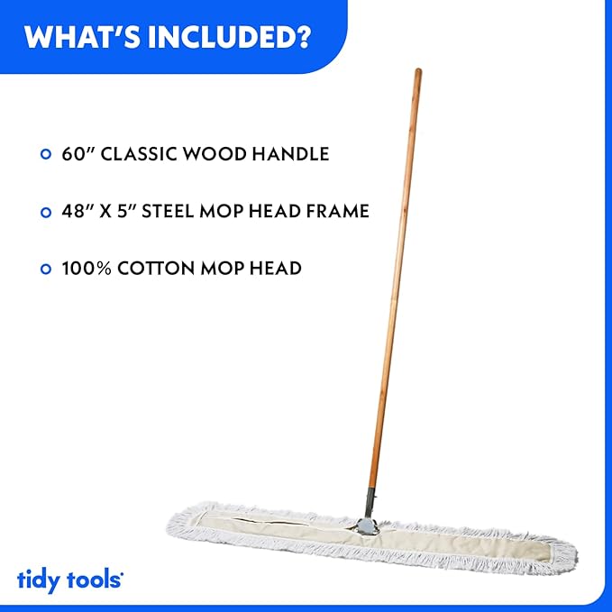 Commercial Dust Mop & Floor Sweeper, 48 in. Dust Mop - Image 3